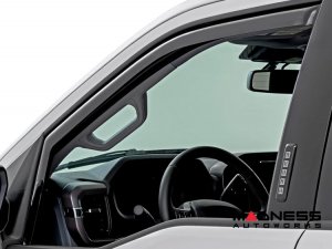 Ford Super Duty Side Widow Air Deflectors - In Channel Rain Guard Ford Super Duty Side Widow Air Deflectors - In Channel Rain Guard